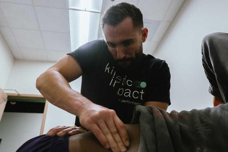 Hands-on soft-tissue and manual therapy session in San Diego